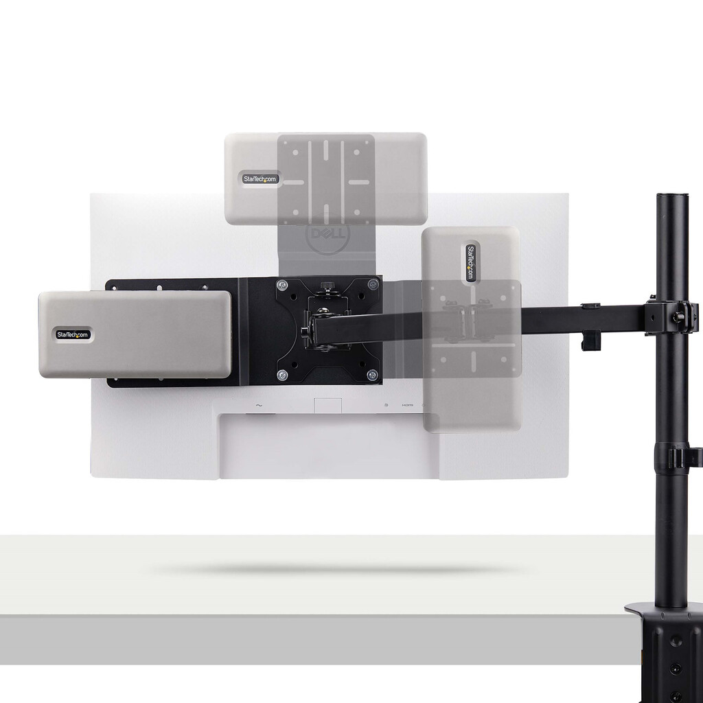 StarTech.com VESA Montageplaat voor NUC/Thin Clients of Laptop Docking Stations, VESA 75x75/100x100 Compatibel Adapter voor Min - Afbeelding 5