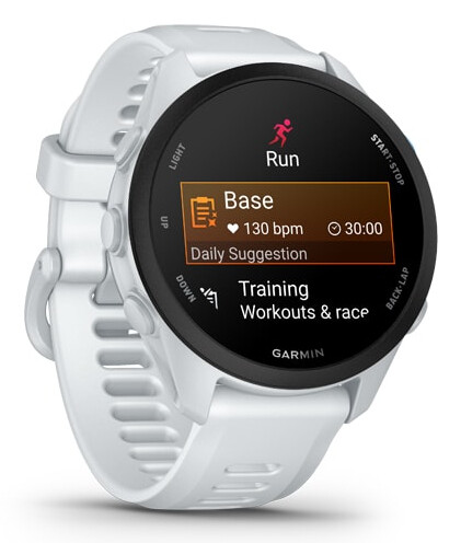 Garmin Forerunner 70 3,05 cm (1.2") AMOLED 30 mm Digitaal 390 x 390 Pixels Touchscreen Wit GPS - Afbeelding 7