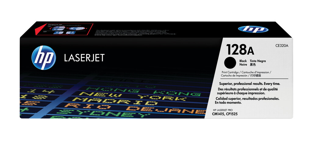 HP 128A originele zwarte LaserJet tonercartridge