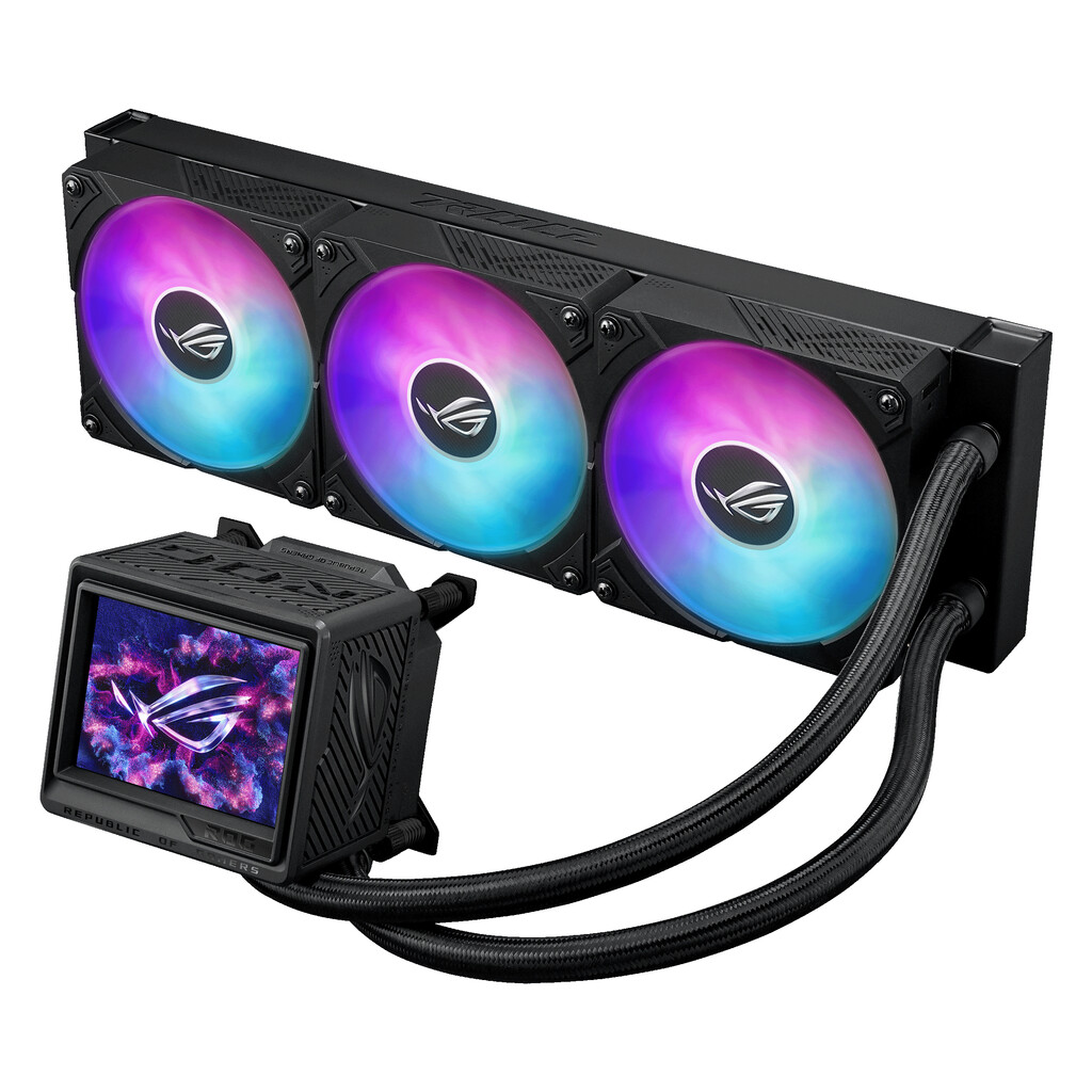 ASUS ROG Ryujin III 360 ARGB Extreme Computer behuizing Alles-in-één vloeistofkoeler 12 cm Zwart - Afbeelding 2