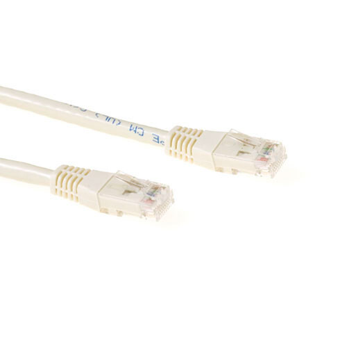 ACT Ivoor 5 meter U/UTP CAT6 patchkabel met RJ45 connectoren