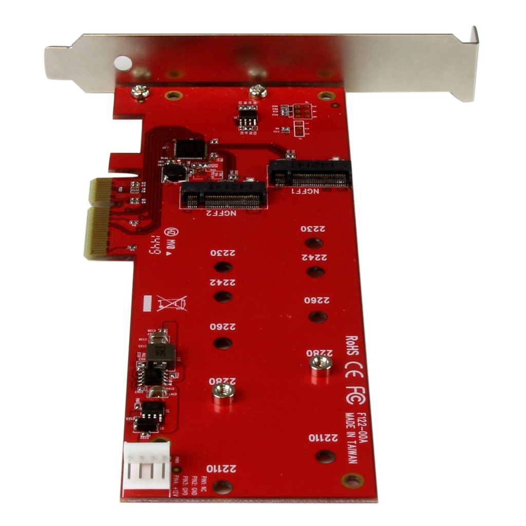 StarTech.com 2x M.2 SATA SSD controller kaart - PCI Express kaart - Afbeelding 4