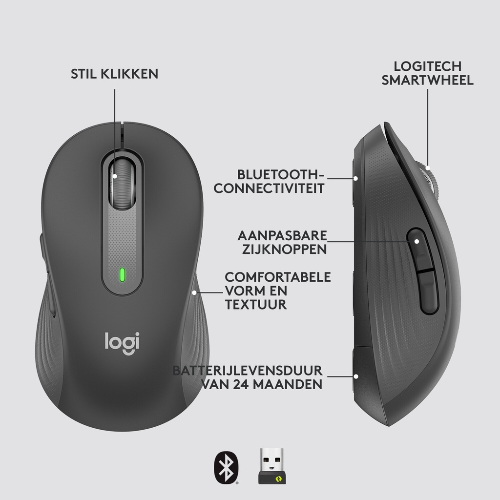 Logitech 910-006274 muis Kantoor Rechtshandig Bluetooth Optisch 4000 DPI - Afbeelding 7