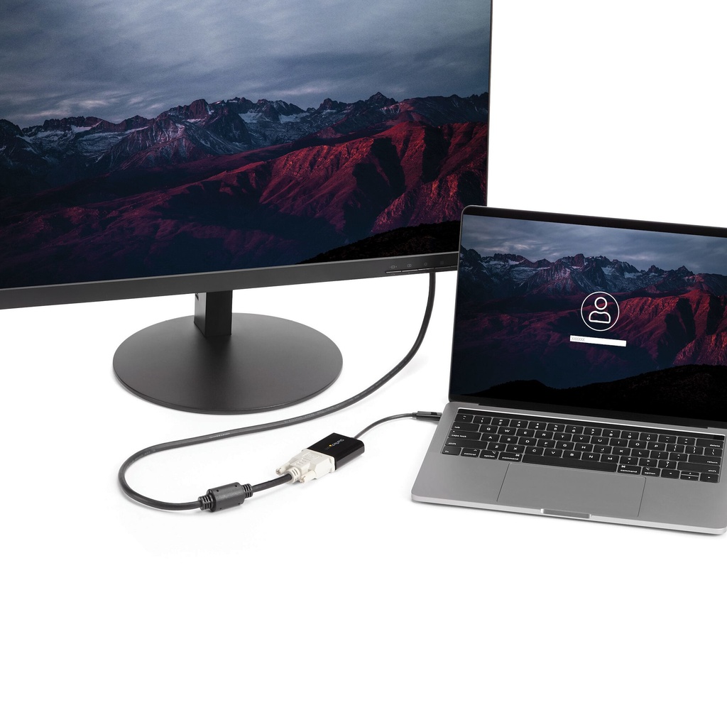 StarTech.com USB C naar DVI Adapter - Zwart - 1920x1200 - USB Type C Video Converter voor uw DVI D Scherm/Monitor/Projector - Ve - Afbeelding 5