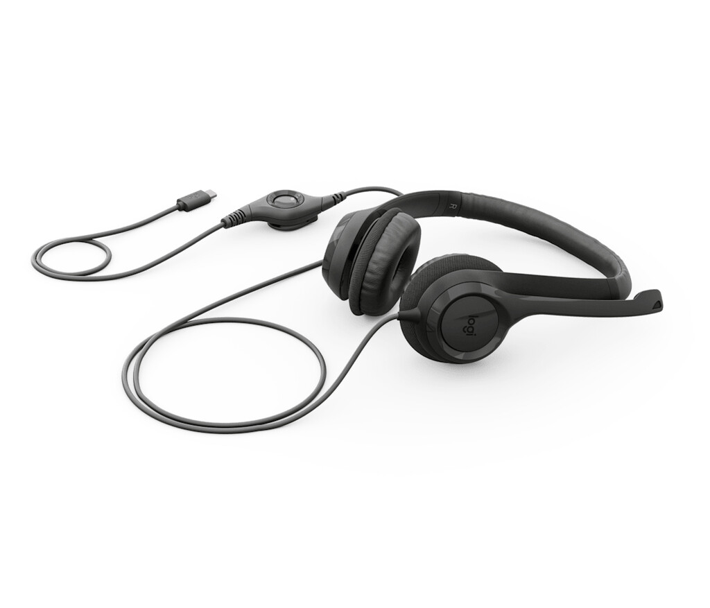 Logitech H390 Headset Bedraad Hoofdband Oproepen/muziek USB Type-C Zwart - Afbeelding 4