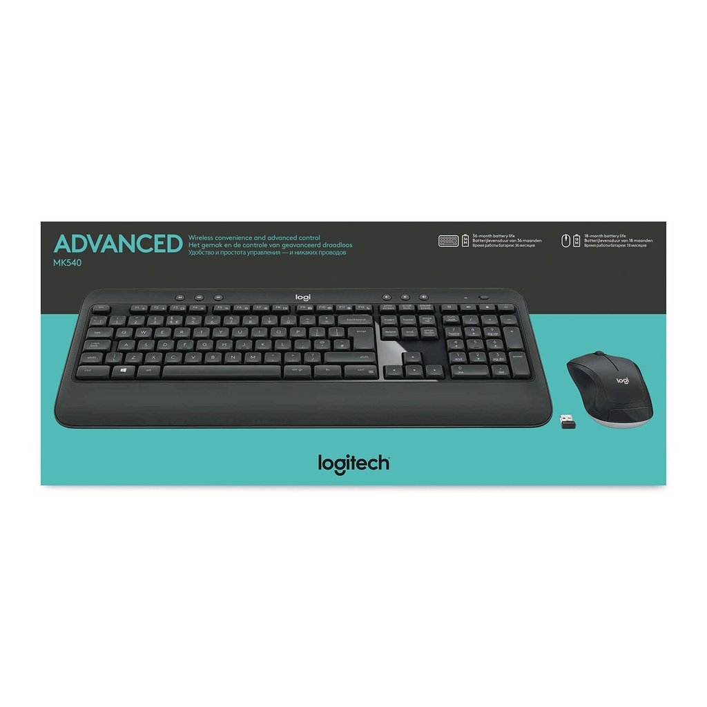 Logitech MK540 ADVANCED Onmiddellijk vertrouwd. Gewoon geavanceerd. - Afbeelding 22