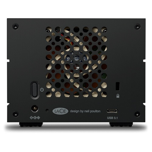 LaCie 2Big Raid USB-C 60TB disk array Desktop Zwart - Afbeelding 4