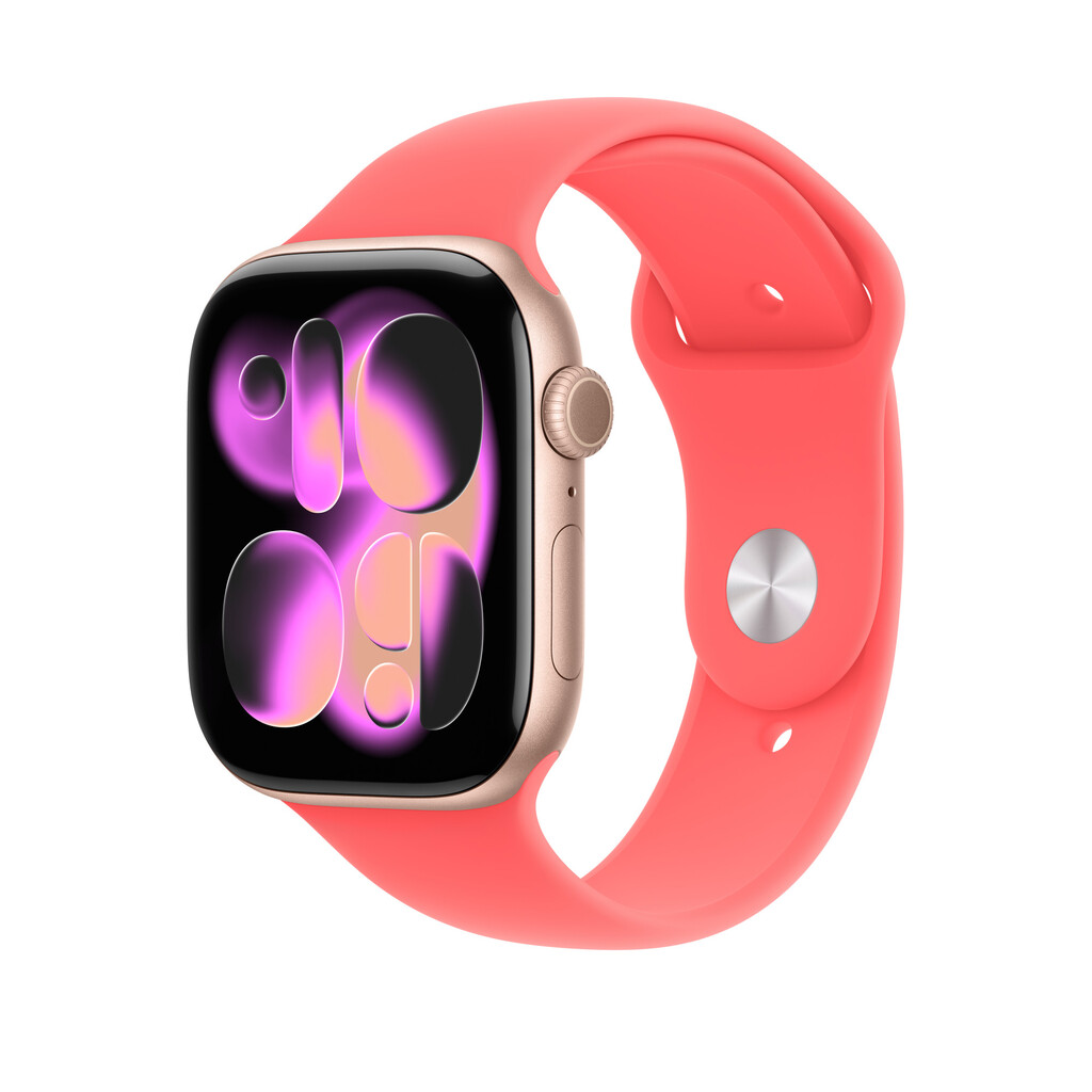 Apple MHYJ4ZM/A slimme draagbare accessoire Band Rood Fluorelastomeer - Afbeelding 2