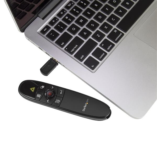 StarTech.com Draadloze presentatie afstandsbediening met rode laserpointer - presenter - 27 m - Afbeelding 5