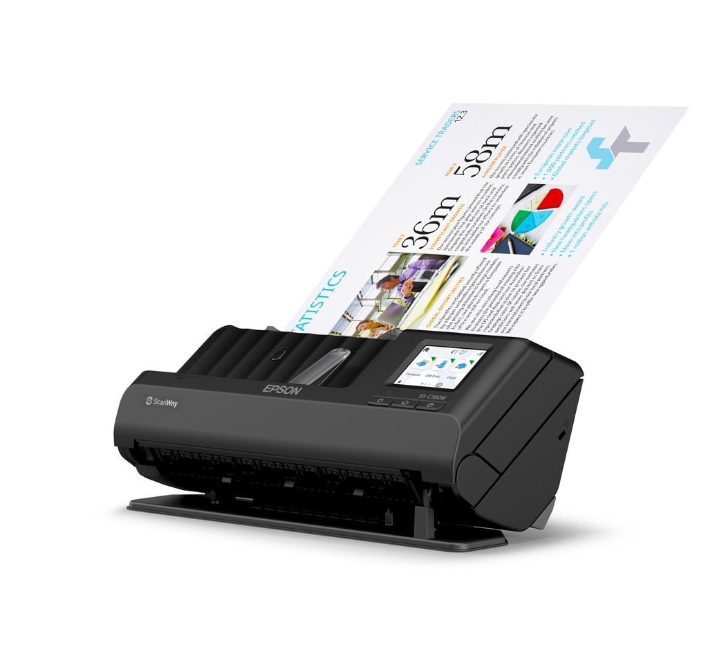 Epson ES-C380W compacte A4-documentscanner met Wi-Fi-connectiviteit en U-traject - Afbeelding 18