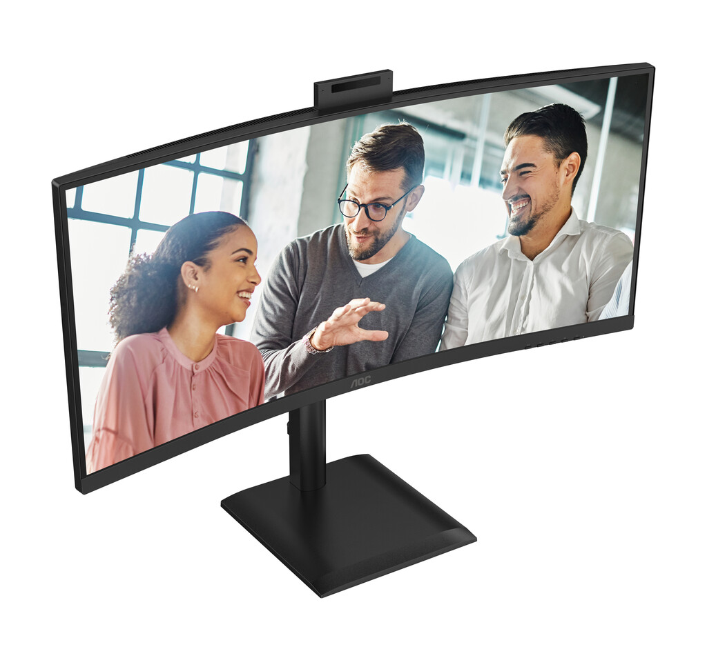 AOC E4 CU34E4CW computer monitor 86,4 cm (34") 3440 x 1440 Pixels UltraWide Quad HD LED Zwart - Afbeelding 8