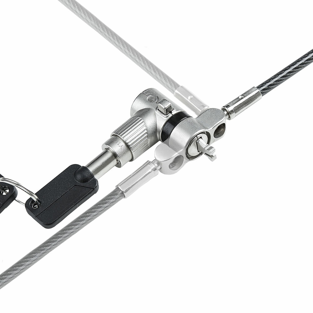 StarTech.com 25-Pack Universeel Laptop Kabelslot 2m, Security Kabel met Gedeelde Sleutel, Compatibel met Noble Wedge®/Nano/K - Afbeelding 6