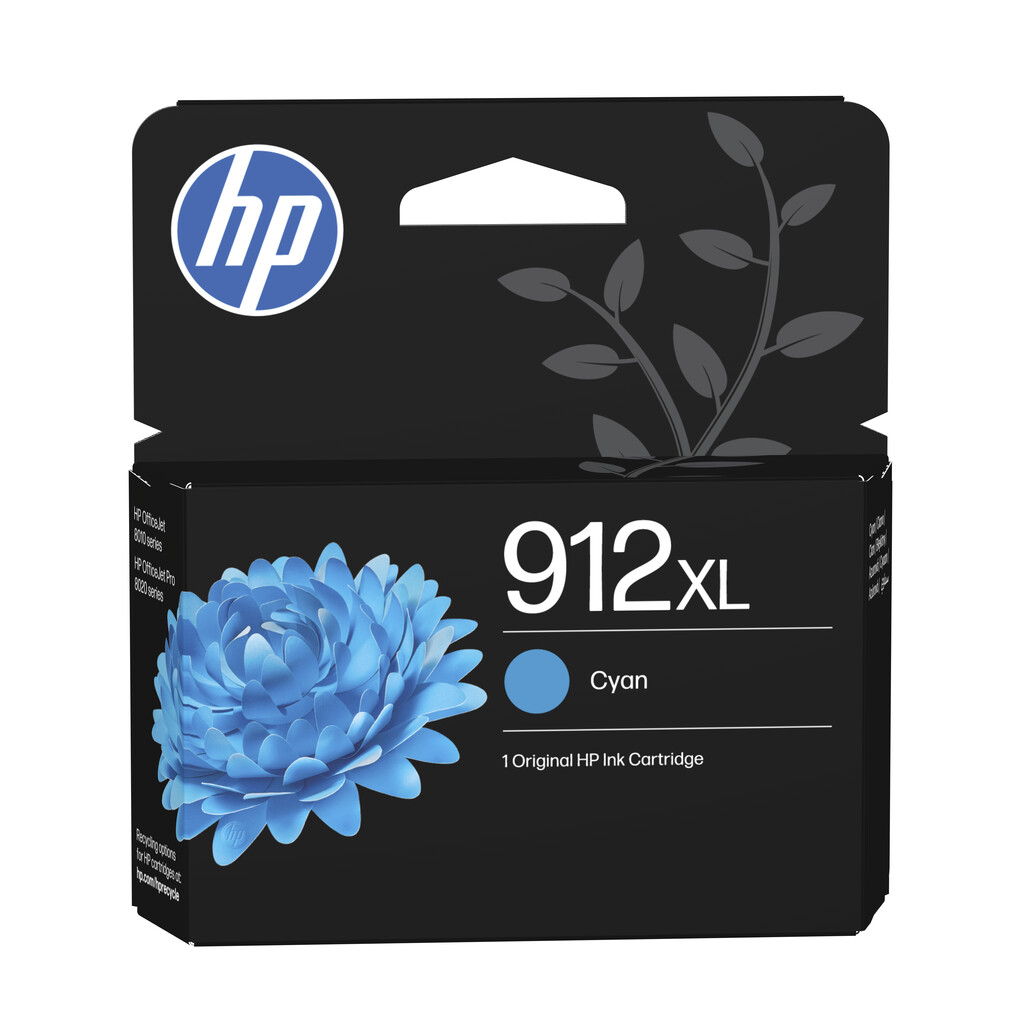 HP 912XL originele high-capacity cyaan inktcartridge