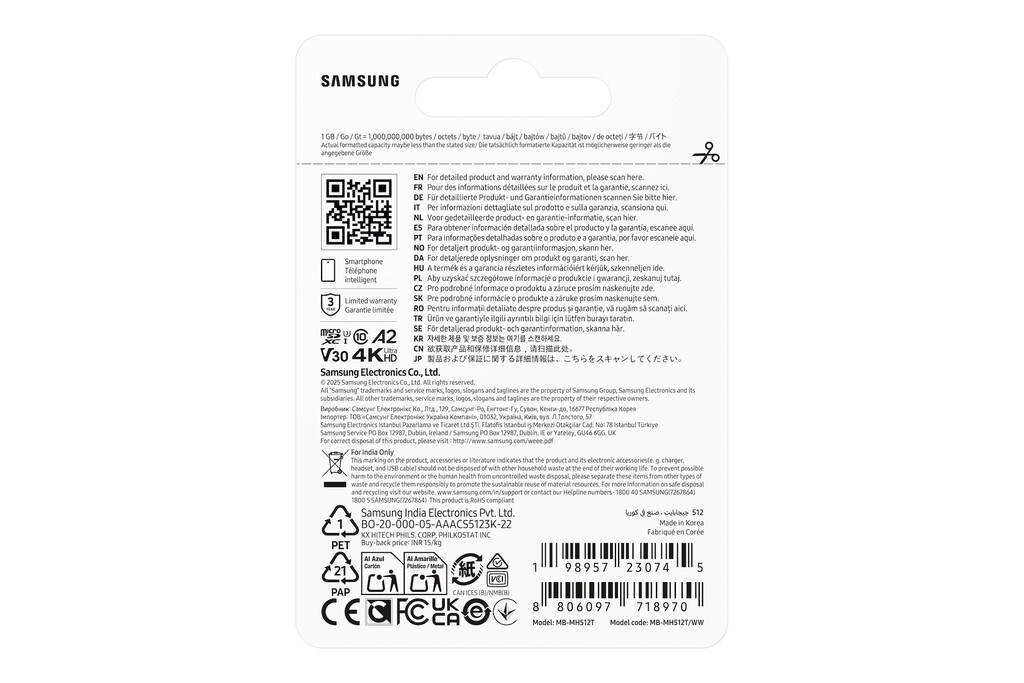 Samsung T9 microSDHC™ UHS-I Card 512GB - Afbeelding 12