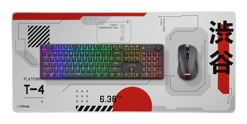 Trust GXT 759XXL Gaming Muismat - gaming muismat – XXL formaat – Zwart/Grijs/Rood/Wit - Afbeelding 5