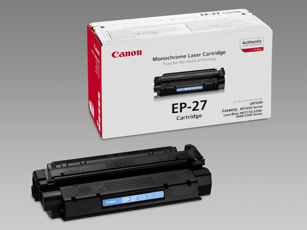 Canon EP-27 tonercartridge 1 stuk(s) Origineel Zwart - Afbeelding 3