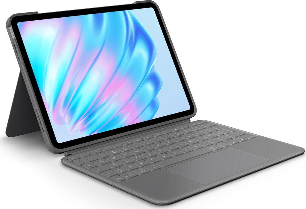 Logitech Combo Touch QWERTZ Duits Smart Connector Grijs - Afbeelding 10