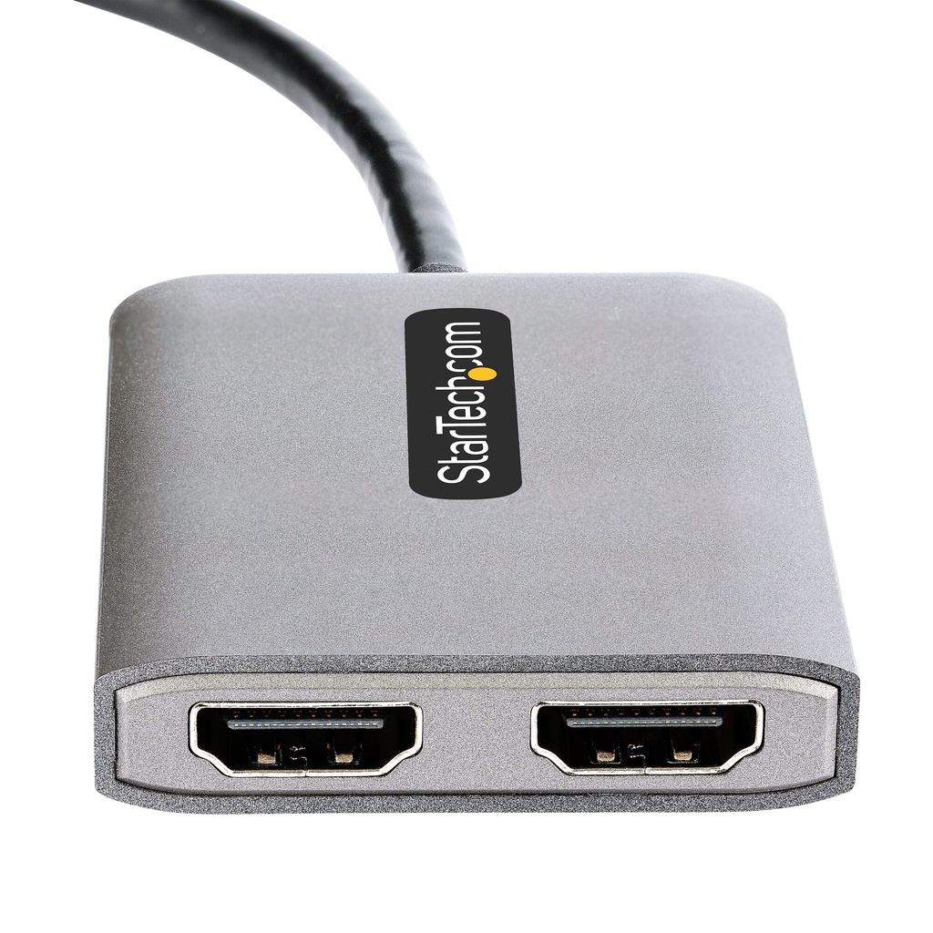 StarTech.com Displayport MST HUB, DP naar Dual HDMI 4K 60Hz, DisplayPort Multi Monitor Adapter met 30cm Kabel, DP 1.4 Multi Stre - Afbeelding 6