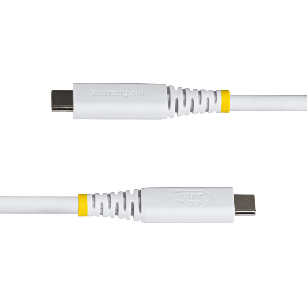 StarTech.com 50cm USB4 Kabel, 40Gbps, USB-IF Gecertificeerde USB-C Kabel, 240W PD, 8K 60Hz/4K 240Hz DP2.1 DP40, TPE Mantel, Thun - Afbeelding 3