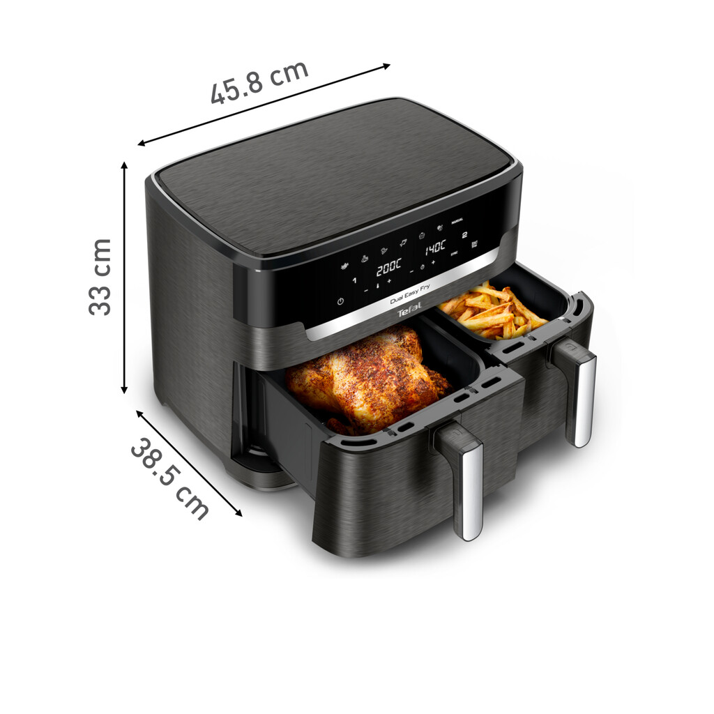Tefal Easy Fry Dual XXL EY942H 11L dubbele airfryer - Afbeelding 10