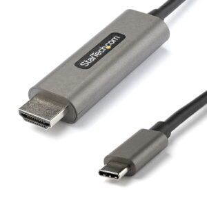 StarTech.com 2m USB-C naar HDMI Kabel 4K 60Hz met HDR10 Ultra HD USB Type-C naar 4K HDMI 2.0b Video Adapter Kabel USB-C naar HD