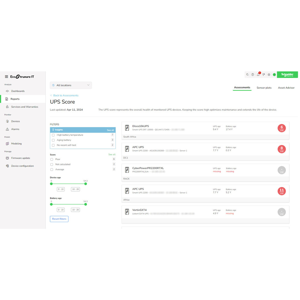 Schneider Electric Abonnement, EcoStruxure IT Expert, 3 jaar, digitaal, monitoring en beheer op afstand van datacenters. - Afbeelding 12
