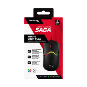HyperX Pulsefire Saga gaming muis (zwart)
