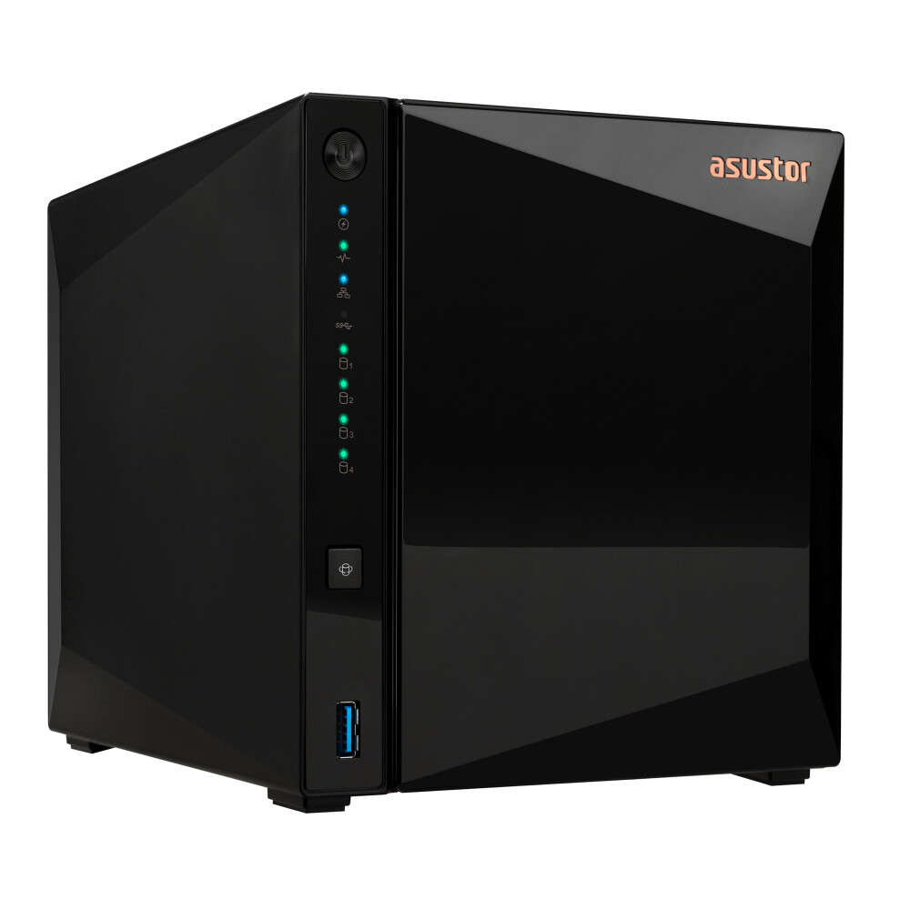 Asustor DRIVESTOR 4 Pro Gen2 AS3304T V2 NAS Realtek RTD1619B 2 GB DDR4 ADM Zwart - Afbeelding 2