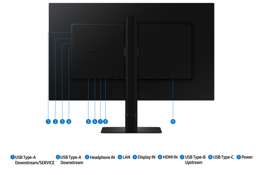 Samsung 27" ViewFinity S8 S80UD UHD Monitor - Afbeelding 13