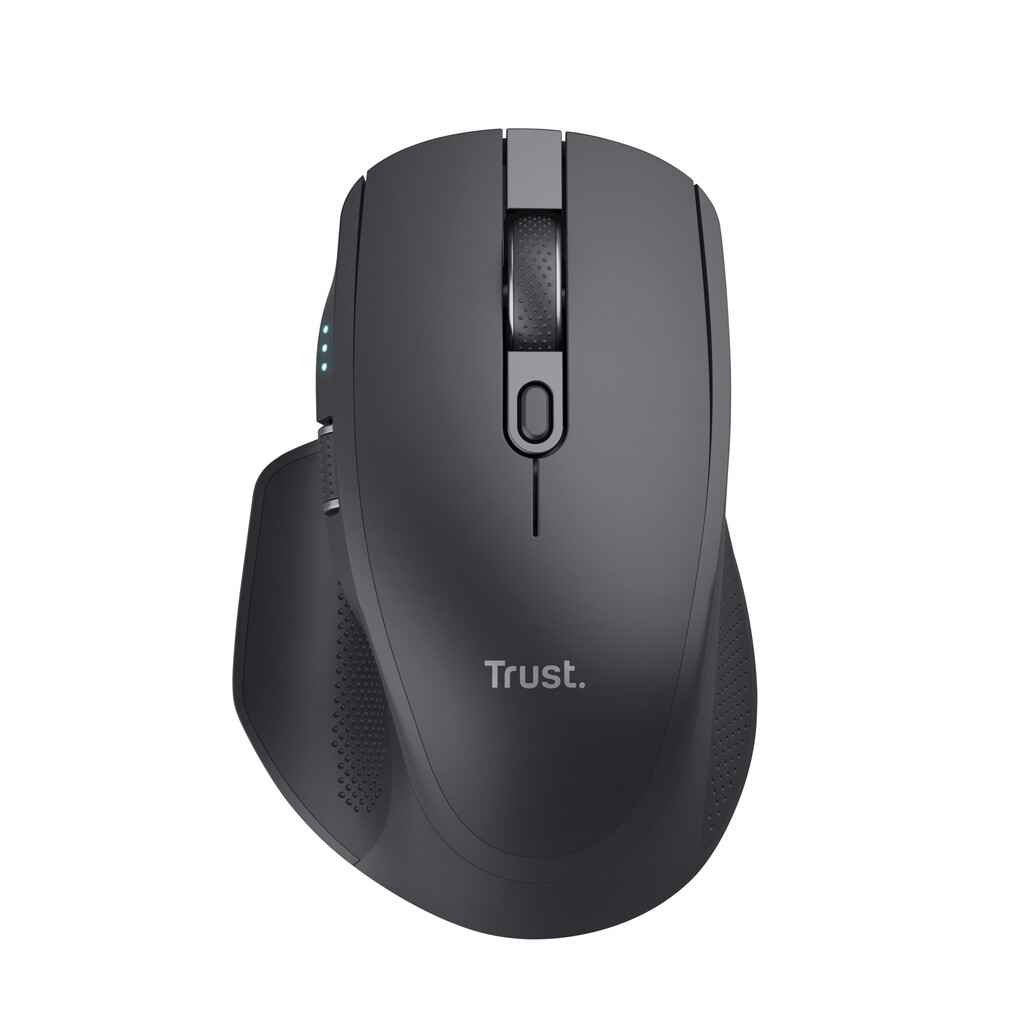 Trust Ozaa+ Draadloze muis voor meerdere apparaten – draadloze muis – stille knoppen – Zwart - Afbeelding 8