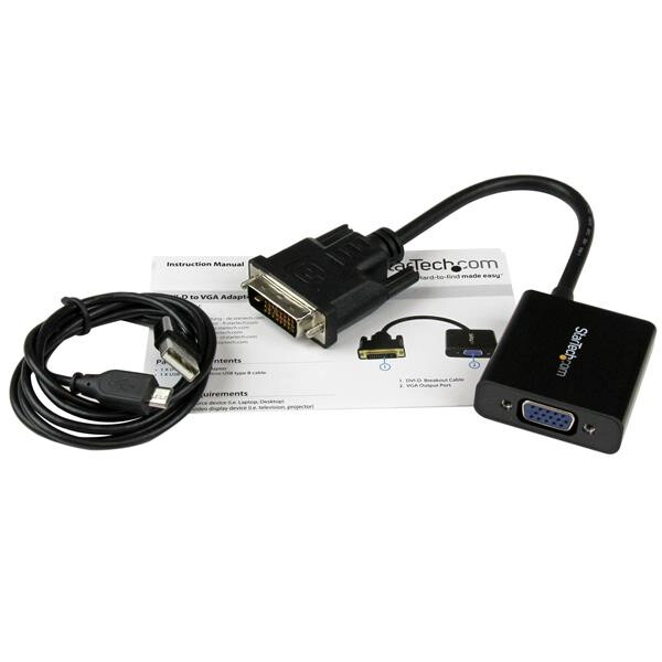 StarTech.com DVI-D-naar-VGA actieve adapter / converterkabel 1920x1200 - Afbeelding 4