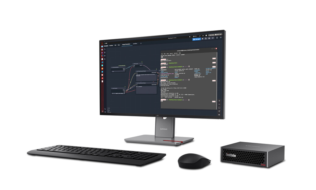Lenovo ThinkStation PGX GB10 128 GB LPDDR5x-SDRAM 2 TB SSD DGX OS Mini Tower Mini PC Zwart - Afbeelding 9