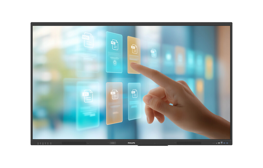 Philips 75BDL4252E/00 beeldkrant Digitale signage flatscreen 190,5 cm (75") LCD Wifi 400 cd/m² 4K Ultra HD Zwart Touchscreen Typ