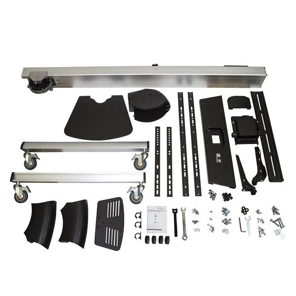 StarTech.com Verrijdbare TV Standaard - Mobiele TV Vloerstandaard voor 32-75" VESA Scherm (40kg) - TV Trolley met Plank - Univer - Afbeelding 9