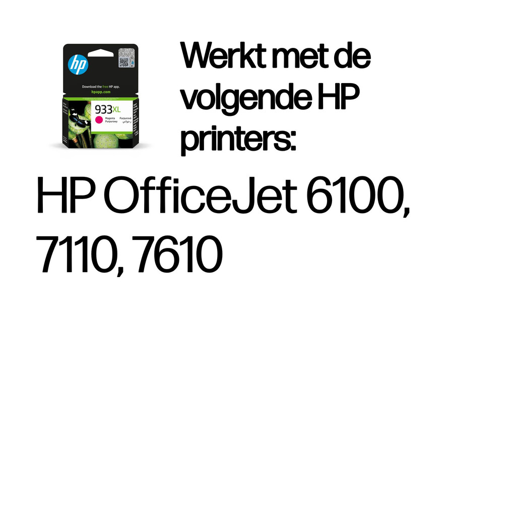 HP 933XL originele high-capacity magenta inktcartridge - Afbeelding 2