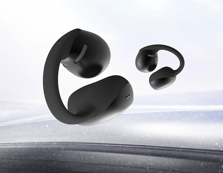 SHOKZ OpenDots Air Headset Draadloos Oorklem Gesprekken/Muziek/Sport/Elke dag Bluetooth Zwart - Afbeelding 4