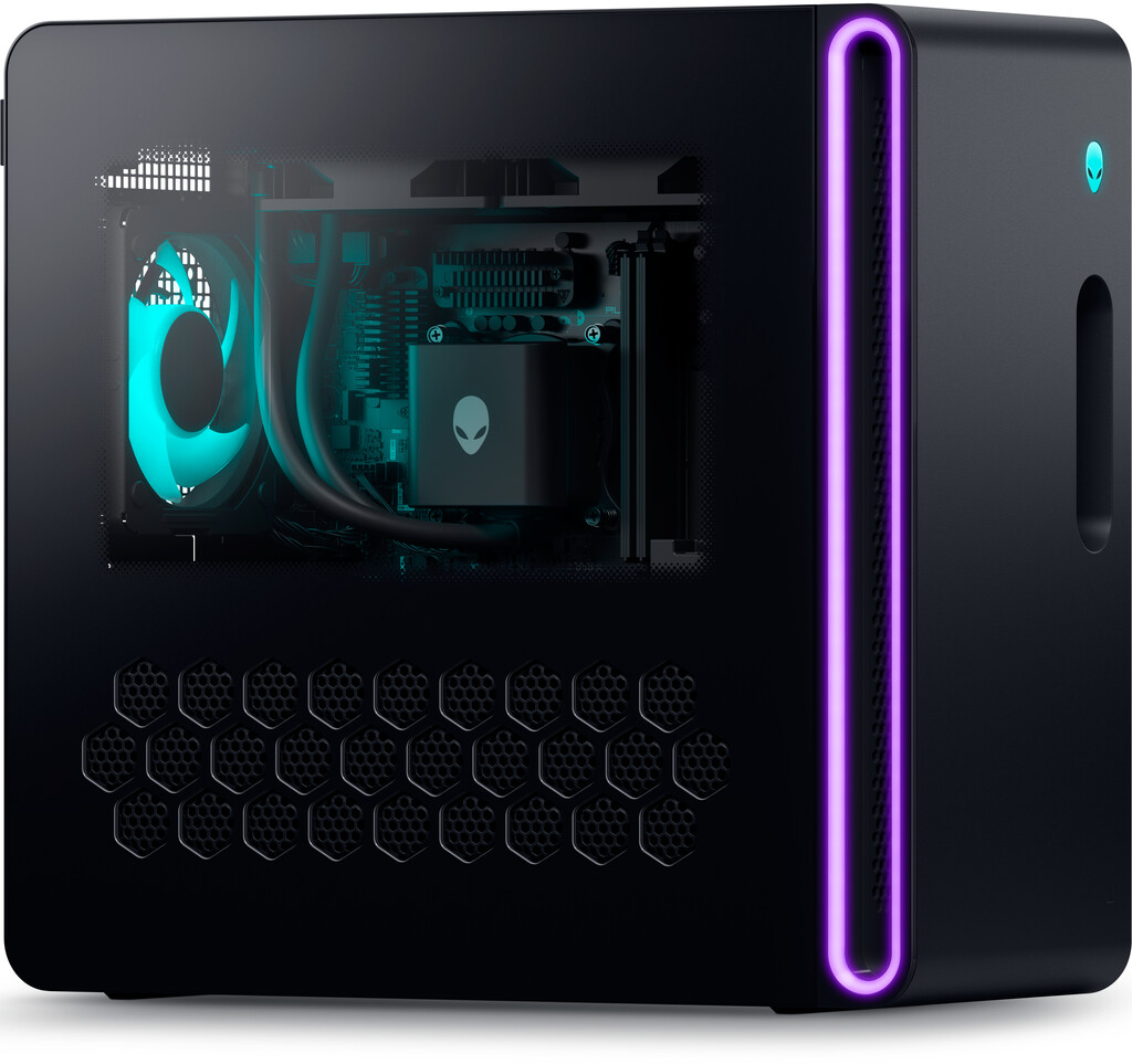 Alienware Aurora ACT1250 Intel Core Ultra 9 285K 32 GB DDR5-SDRAM 2 TB SSD NVIDIA GeForce RTX 5080 Windows 11 Home Desktop PC Zw - Afbeelding 2