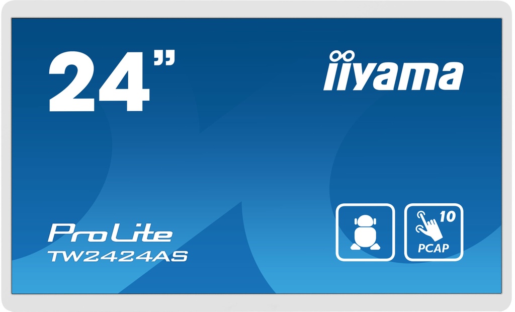 iiyama TW2424AS-W1 beeldkrant Digitale signage flatscreen 60,5 cm (23.8") Wifi 250 cd/m² 4K Ultra HD Zwart Touchscreen Type proc - Afbeelding 7