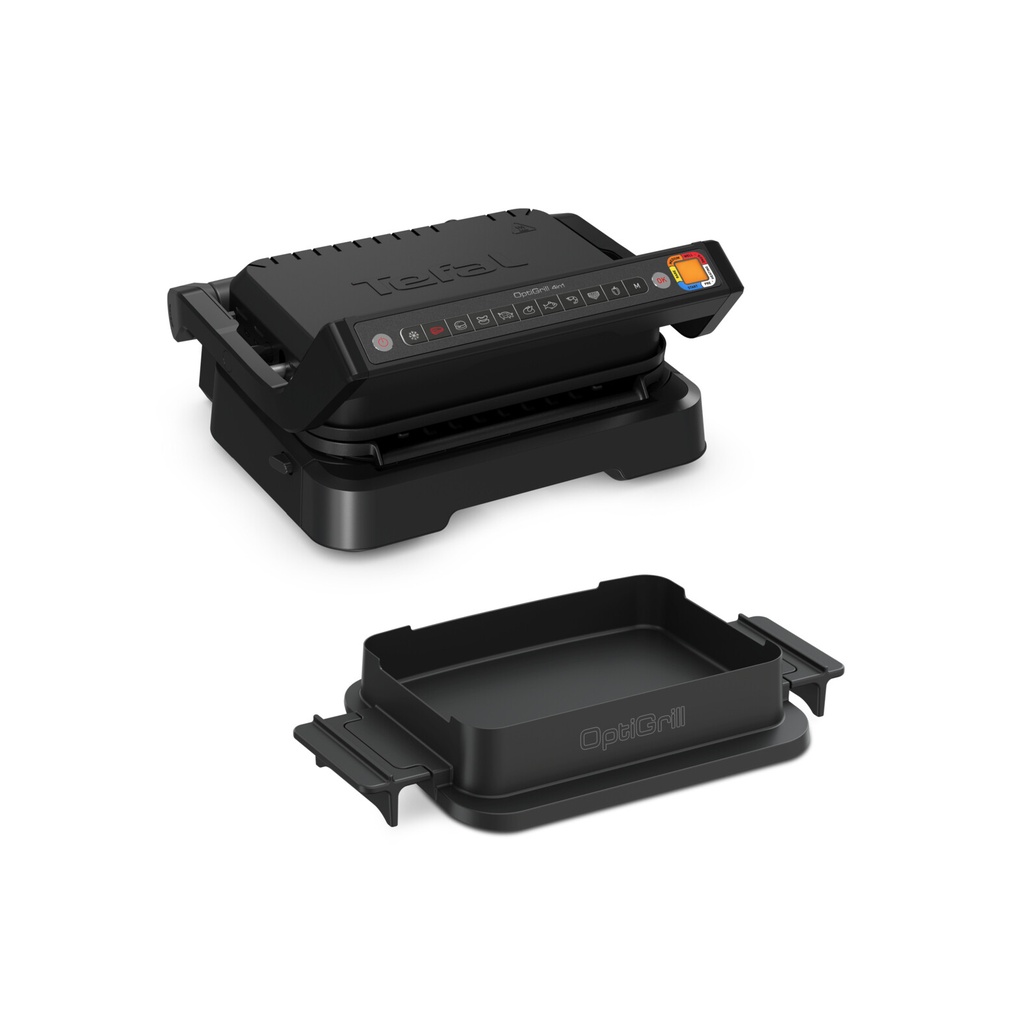 Tefal OptiGrill 4in1 OptiGrill 4-in-1 GC7748 intelligent grill voor complete maaltijden zwart