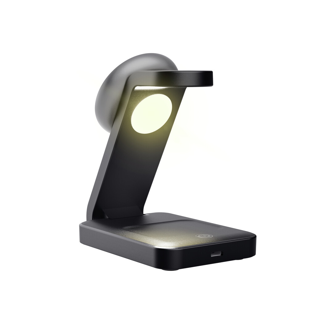 Trust Viro 3-in-1 Draadloze Magnetische Oplaadstandaard – Draadloze oplader standaard – Geschikt voor iPhone Apple Watch en AirP - Afbeelding 3