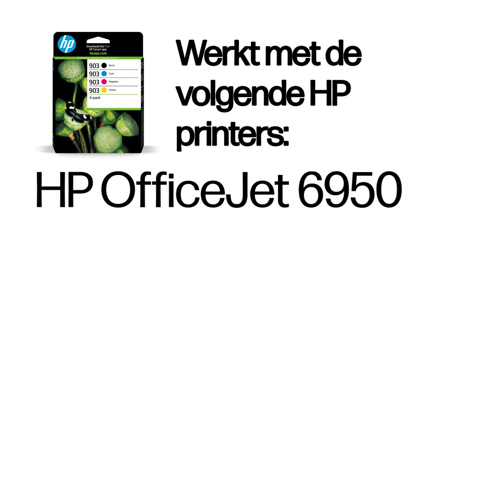 HP 903 4-pack originele inktcartridges, cyaan/magenta/geel - Afbeelding 2