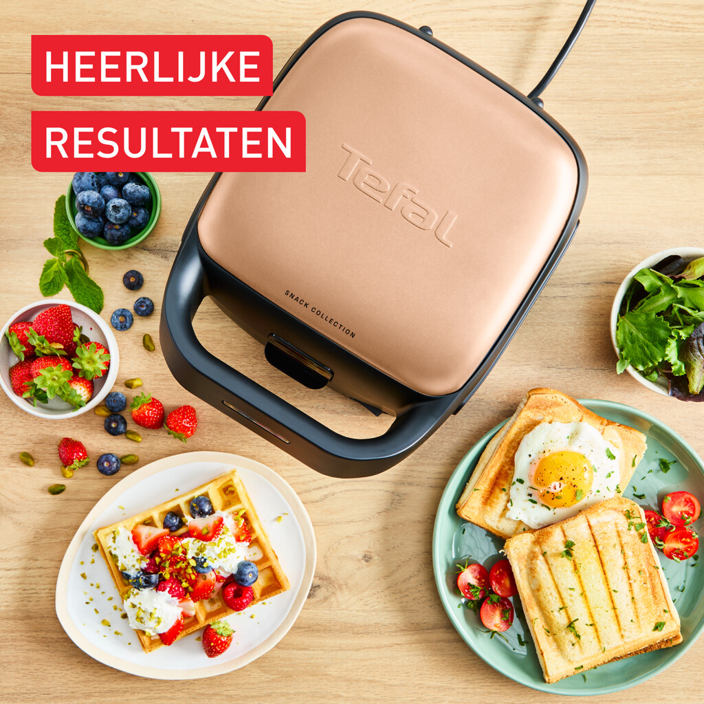 Tefal Snack Collection SW863J tosti- en wafelapparaat - Afbeelding 2