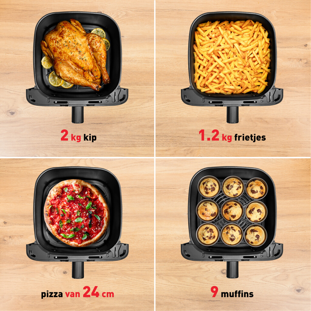 Tefal Easy Fry Mega EY855D Air fryer - 8 programma's - 7,5 L - Afbeelding 7