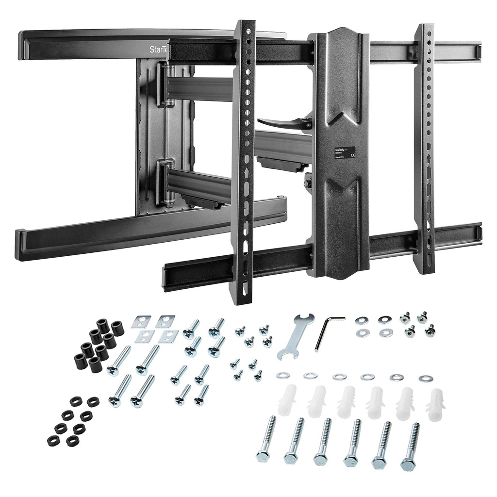 StarTech.com TV Muurbeugel voor VESA Schermen tot 80" (50kg) - Universele Full Motion TV Beugel - Scharnierende Arm om Scherm te - Afbeelding 6