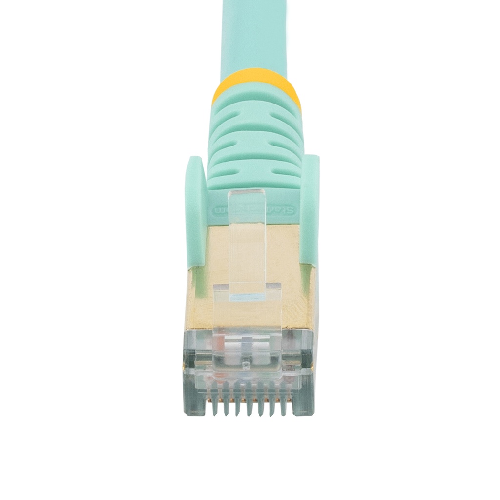 StarTech.com CAT6a kabel snagless RJ45 connectors koperdraad stp kabel 1,5 m aqua - Afbeelding 2