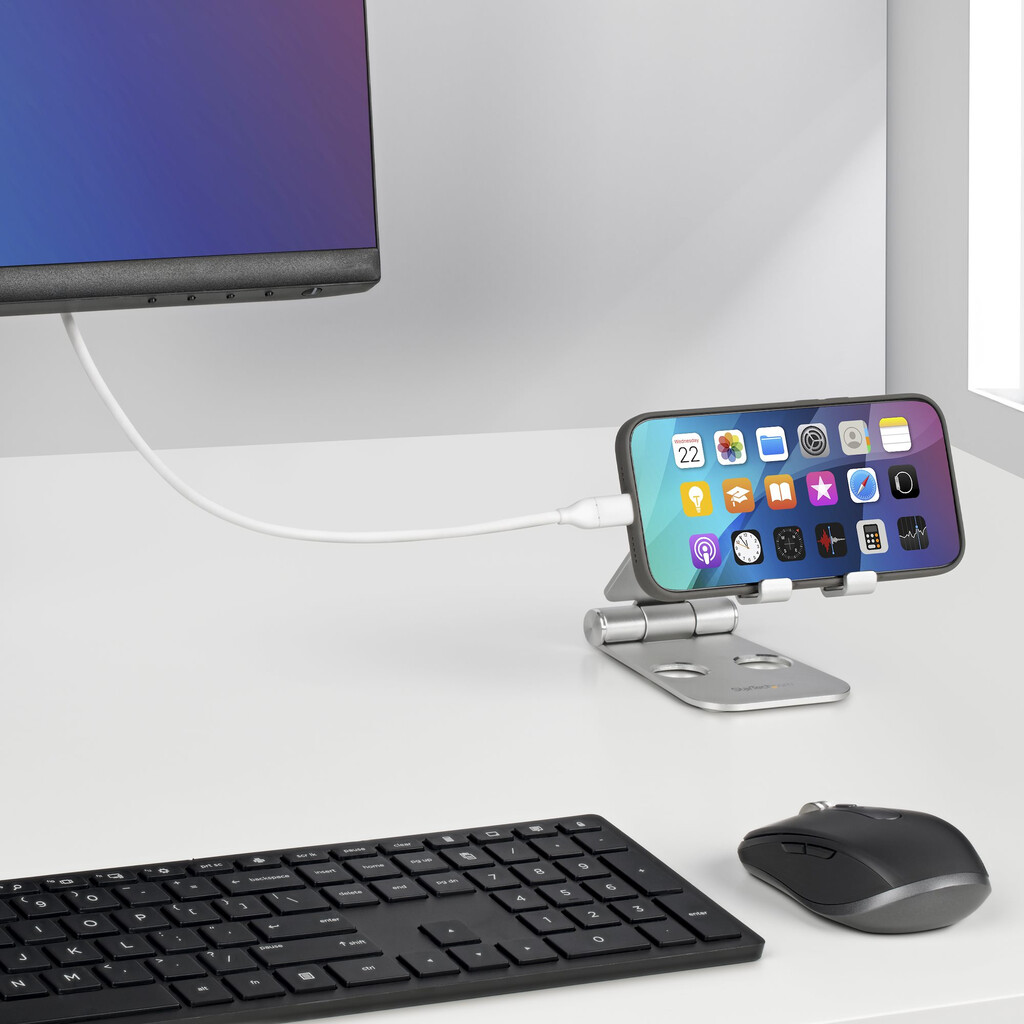 StarTech.com 2m USB-C naar DisplayPort 1.2-kabel, bidirectioneel, 4K 60Hz, witte video-adapterkabel voor Apple MacBook Pro / Air - Afbeelding 9