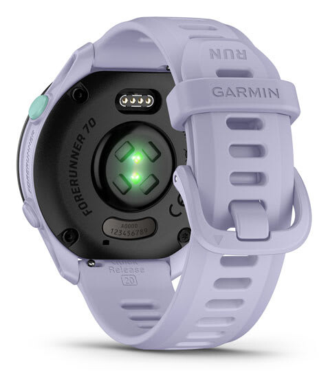 Garmin Forerunner 70 3,05 cm (1.2") AMOLED 30 mm Digitaal 390 x 390 Pixels Touchscreen Lavendel GPS - Afbeelding 4