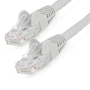 StarTech.com N6LPATCH1MGR netwerkkabel Grijs 1 m Cat6 U/UTP (UTP)