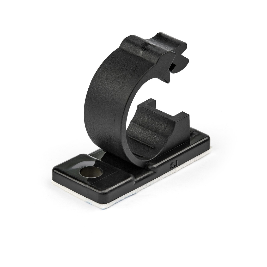 StarTech.com 100 Zelfklevende Kabelmanagement Clips, 12mm, Zwart, Netwerk/Ethernet/Bureau/Computer Kabelbeheer, Klevende Kabelh - Afbeelding 2