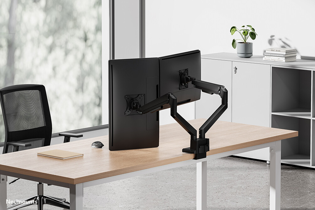 Neomounts DS70-250BL2 Monitorarm 17-32" - gasveer - Topfix - 180°-stop - Afbeelding 18